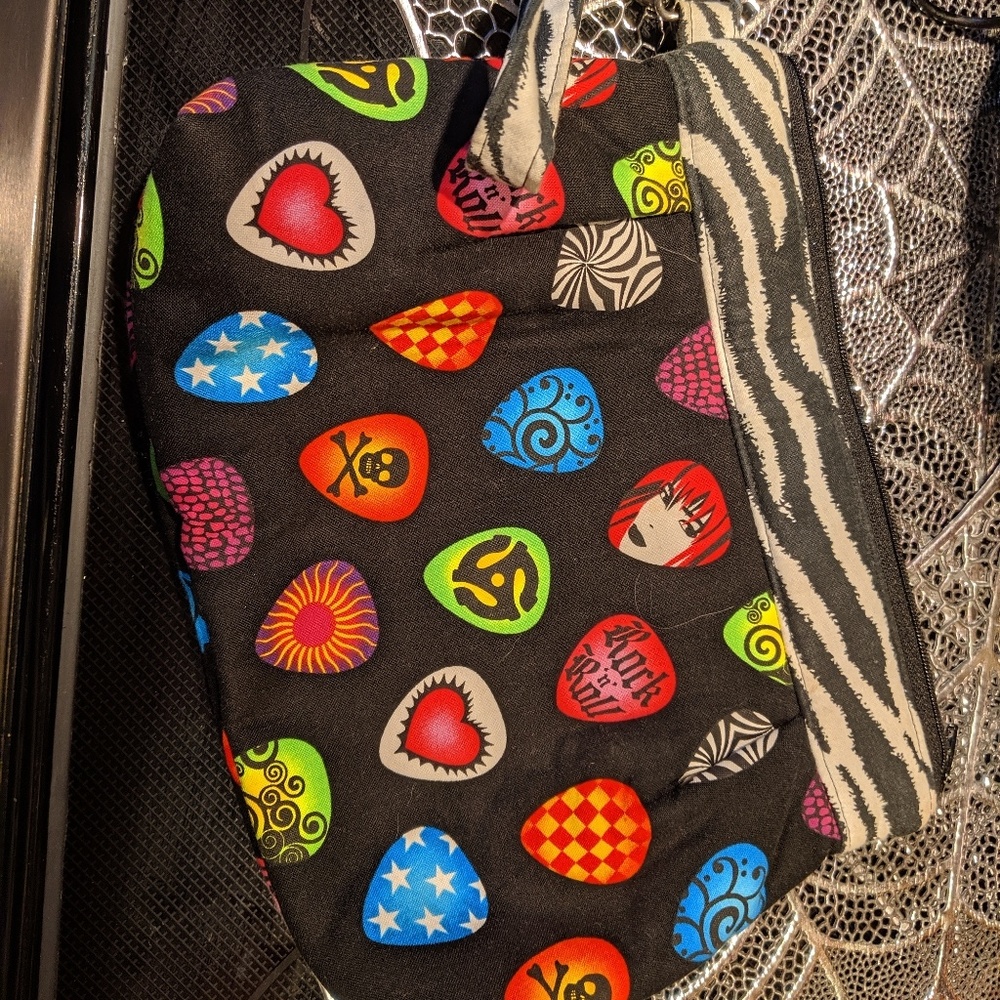 Large handmade wristlet